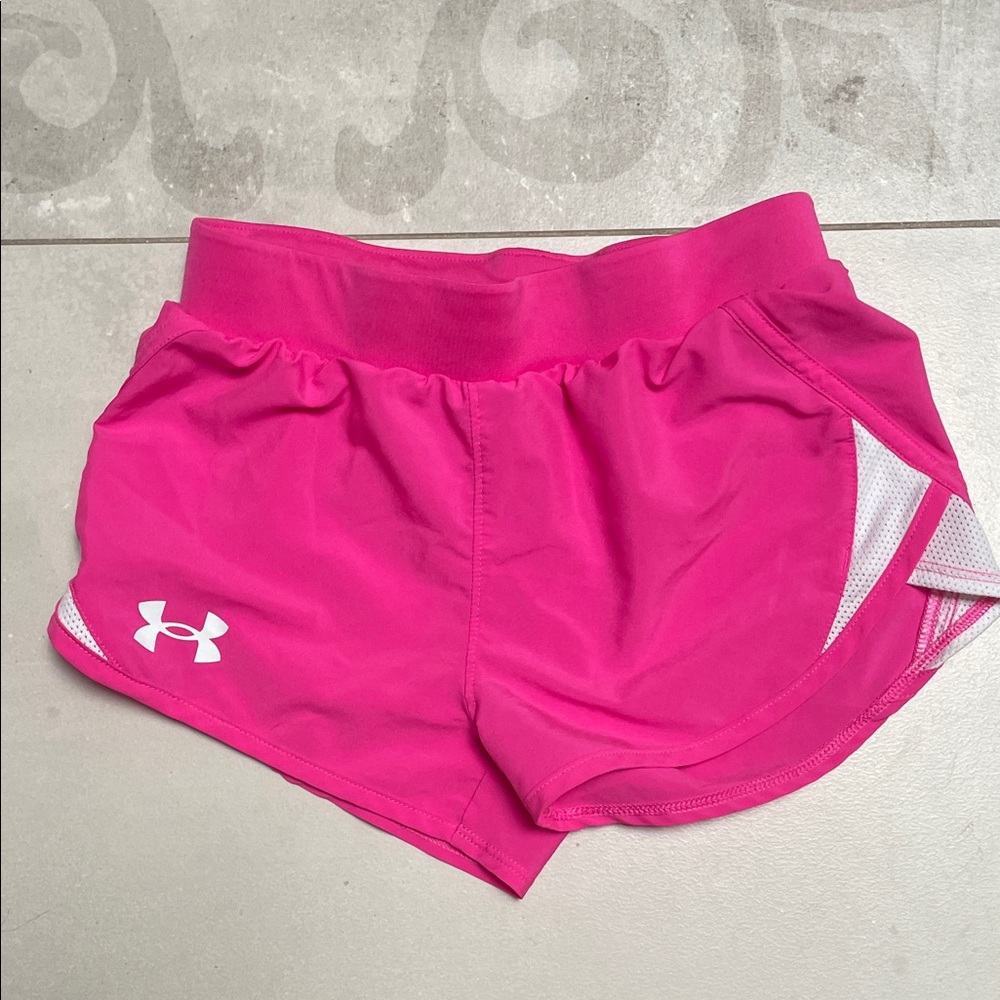 Under Armour Kids Pink Athletic Shorts